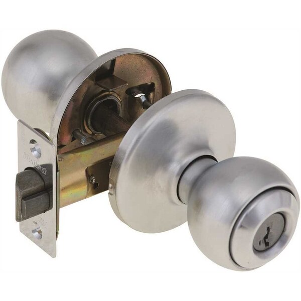Polo SmartKey Security Entry Lock 26D Satin Chrome